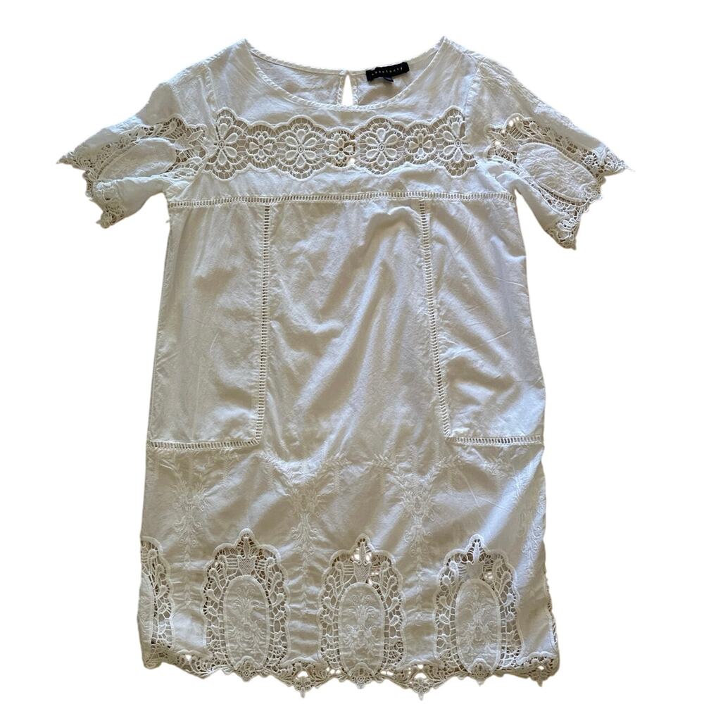 Sanctuary White Cotton Dress Size Medium